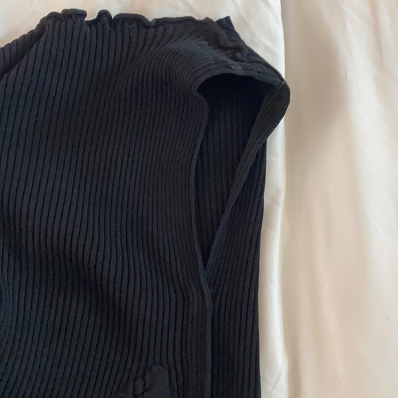 She’s So Made in Italy designer black fitting/stretchy tank|haute couture - Picture 6 of 13